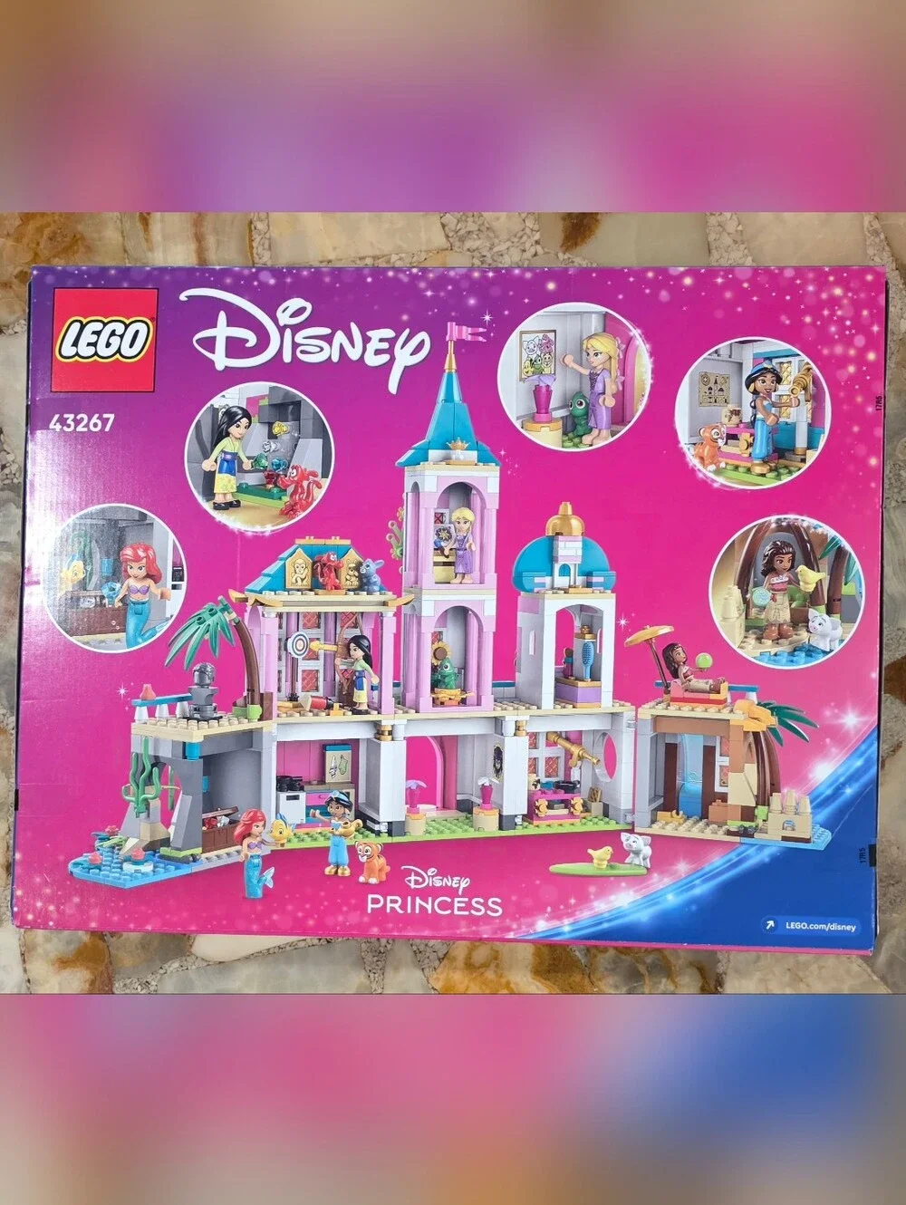 LEGO Disney Princess Castle & Royal Pets 43267 Toy Building Set 787 pcs NEW